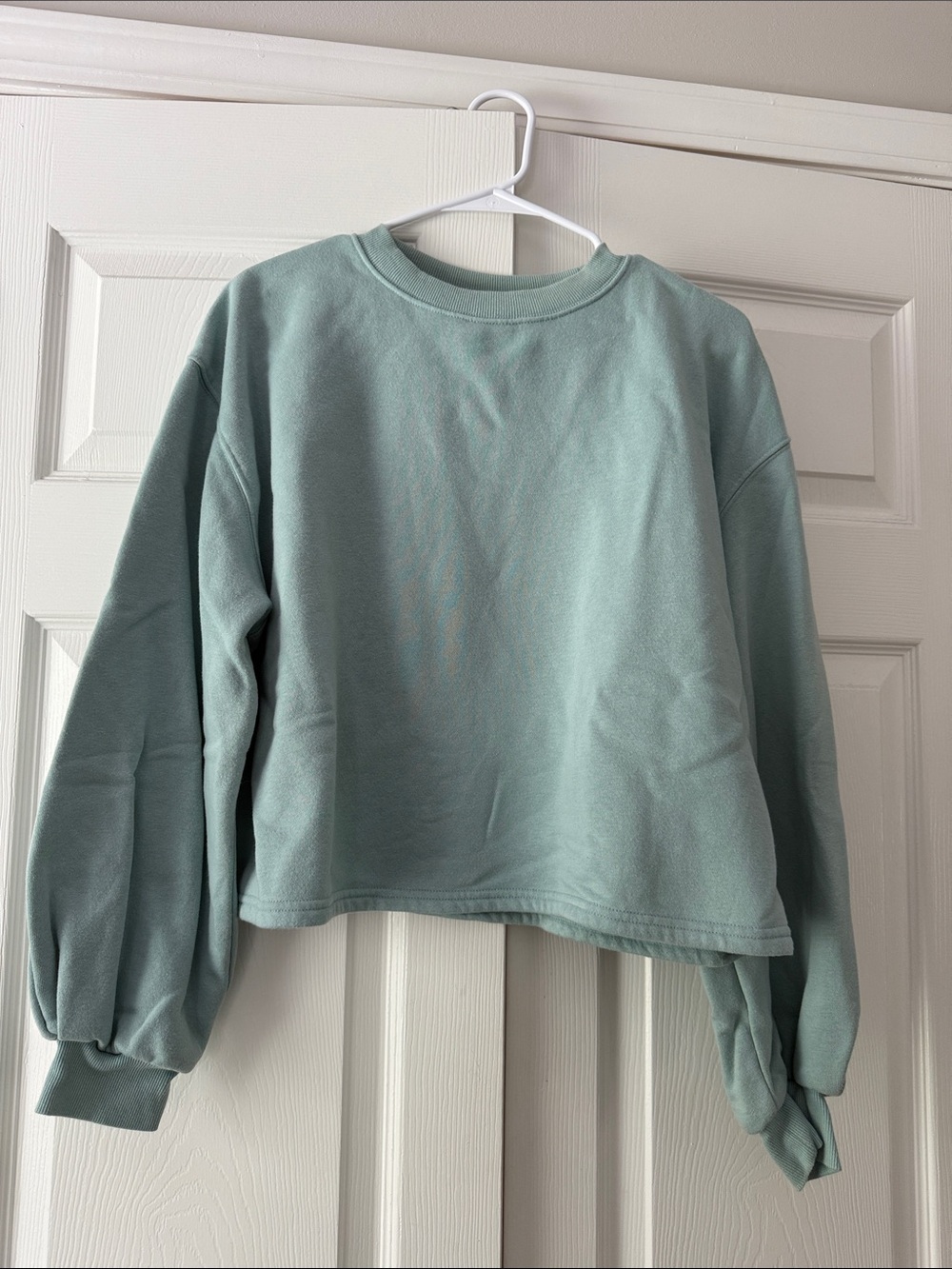 Universal Thread Sage Cropped Crewneck Sweatshirt